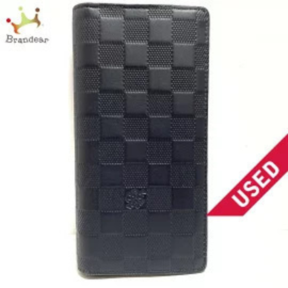 LOUIS VUITTON Portefeuille Brazza Long Wallet Cosmos Taurillon Leather Embossed